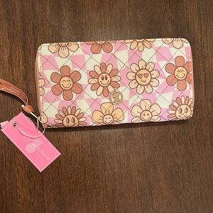 Simply Southern Pink Floral Wallet NWT